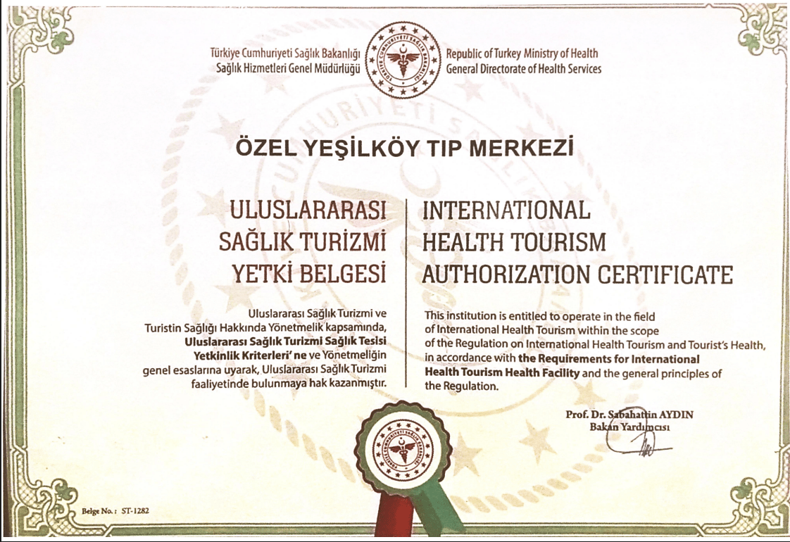 sağlık turizmi nedir Türkiye sağlık turizmi yetki belgesi